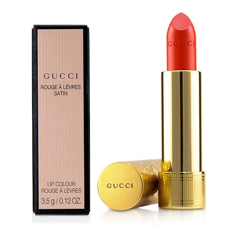 GUCCI Rouge à Lèvres Satin Lip Colour – #302 Agatha Orange (3.5g/0.12oz)